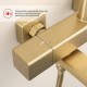 Душевая система Raglo R22.26.03 с термостатом Золото матовое