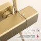 Душевая система Raglo R22.26.03 с термостатом Золото матовое