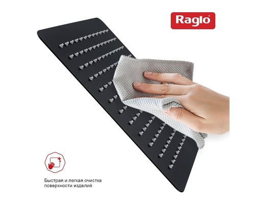 Верхний душ Raglo R451.55.06 цвет Черный матовый