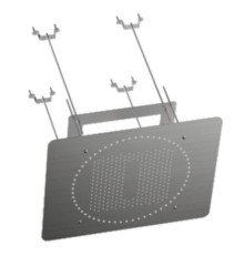 Верхний душ Raglo R452.03.09 цвет Графит матовый