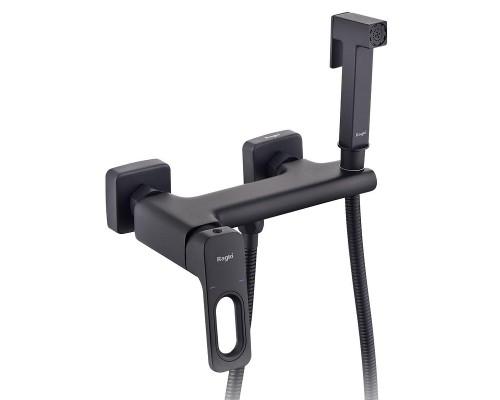 Гигиенический душ со смесителем Raglo R51.51.06 цвет Черный матовый