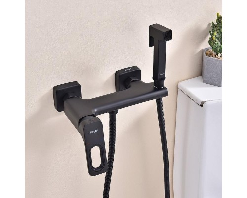 Гигиенический душ со смесителем Raglo R51.51.06 цвет Черный матовый