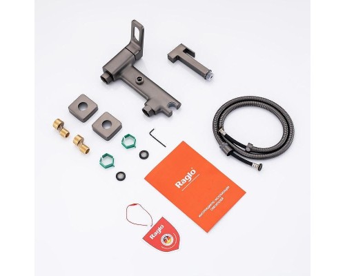 Гигиенический душ со смесителем Raglo R51.51.09 цвет Графит матовый