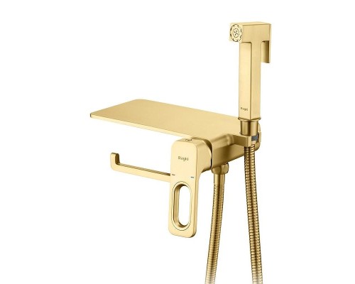 Гигиенический душ со смесителем Raglo R51.55.03 цвет Золото матовое