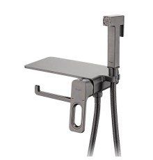 Гигиенический душ со смесителем Raglo R51.55.09 цвет Графит матовый