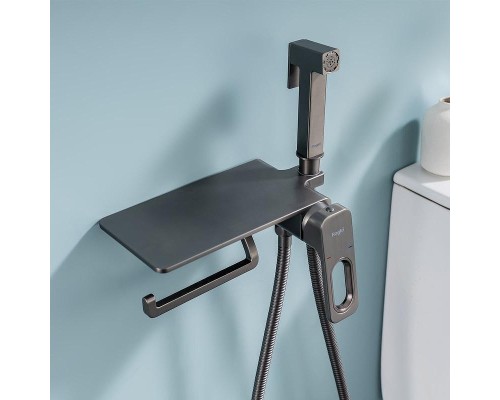 Гигиенический душ со смесителем Raglo R51.55.09 цвет Графит матовый