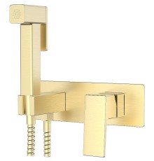 Гигиенический душ со смесителем Splenka S01.52.03 Золото матовое