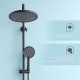 Душевая система Splenka S223.24.06 Черная матовая