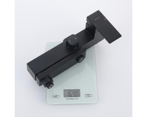 Душевая система Splenka S224.24.06 Черная матовая