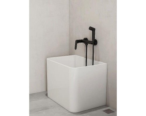 Гигиенический душ со смесителем Splenka S41.51.06 Черный матовый