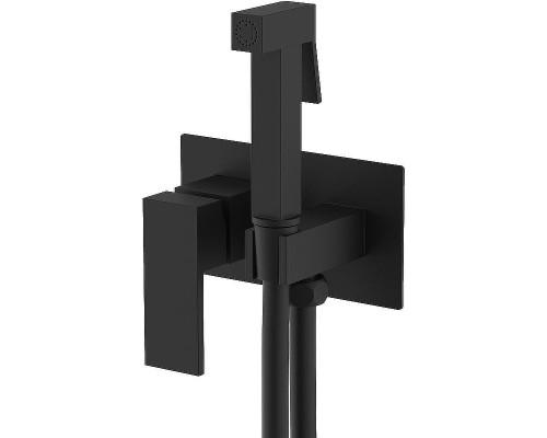 Гигиенический душ со смесителем Splenka S97.52.06 Черный матовый