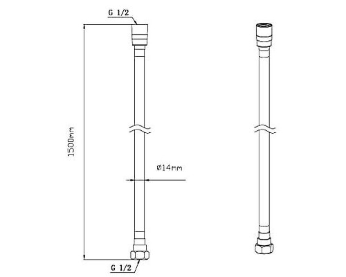 Душевая система Vincea VSFW-432T1CH с термостатом Хром