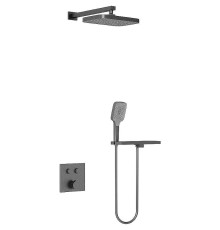 Душевая система Vincea VSFW-4211RGM Вороненая сталь