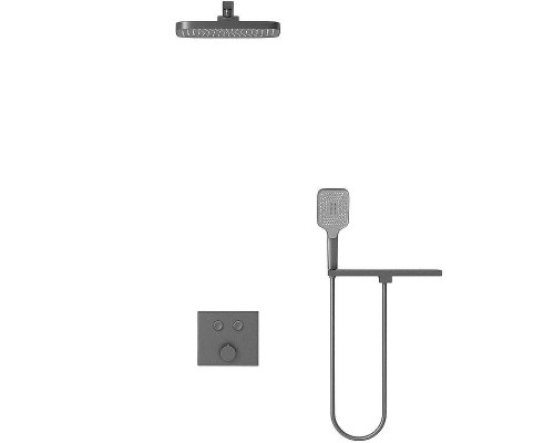 Душевая система Vincea VSFW-4211RGM Вороненая сталь