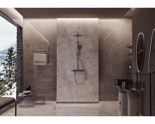 Душевая система Vincea VSFS-402GM цвет Вороненая сталь