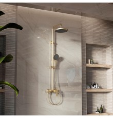 Душевая система Vincea VSFS-413BG цвет Брашированное золото