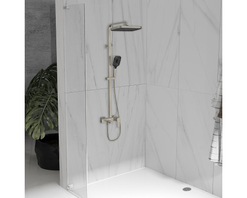 Душевая система Vincea Cube VSFS-4C12BN цвет Брашированный никель