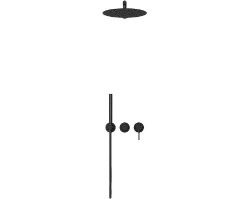 Душевая система Vincea Groove VSFW-4G01MB Черная матовая