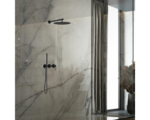 Душевая система Vincea Groove VSFW-4G01MB Черная матовая