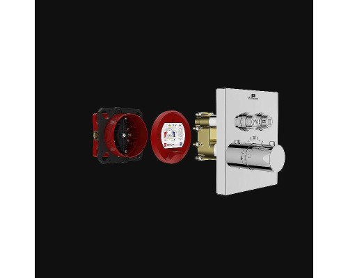 Душевая система Vincea Inspire VSFW-3I21T1RCH с термостатом Хром