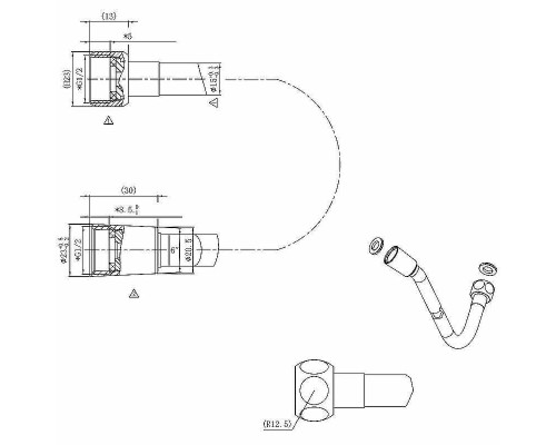 Душевая система Vincea Inspire VSFW-3I21T1GM с термостатом Вороненая сталь