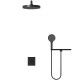 Душевая система Vincea Inspire VSFW-3I21T2RMB с термостатом Черная матовая