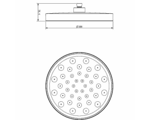 Душевая система Vincea Inspire VSFW-3I21T2RMB с термостатом Черная матовая