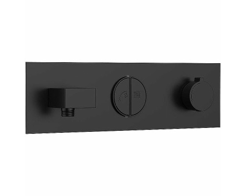 Душевая система Vincea Inspire VSFW-422TI1MB с термостатом Черная матовая