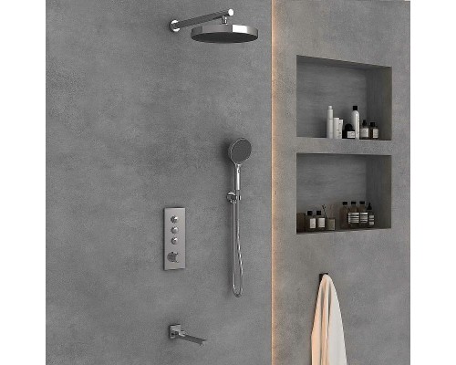 Душевая система Vincea Inspire VSFW-433TI2CH с термостатом Хром