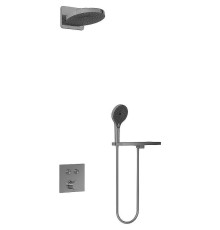 Душевая система Vincea Inspire VSFW-4I211RGM Вороненая сталь