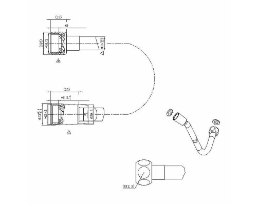 Душевая система Vincea Inspire VSFW-4I212RCH Хром