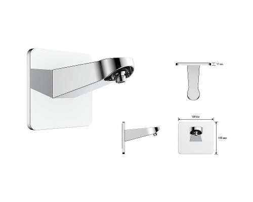 Душевая система Vincea Inspire VSFW-3I21MT3GM с термостатом Вороненая сталь