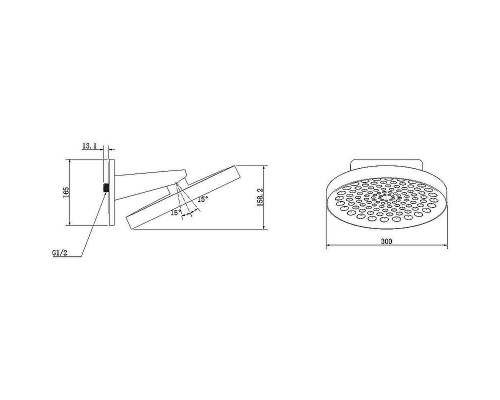Душевая система Vincea Inspire VSFW-3I21MT3GM с термостатом Вороненая сталь