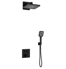 Душевая система Vincea Inspire VSFW-421I4MB Черная матовая