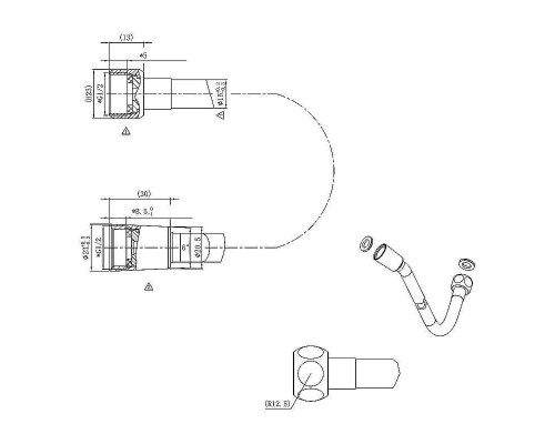 Душевая система Vincea Inspire VSFW-3I21MT4CH с термостатом Хром
