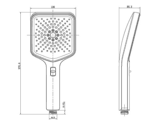Душевая система Vincea Inspire VSFW-3I21MT4CH с термостатом Хром