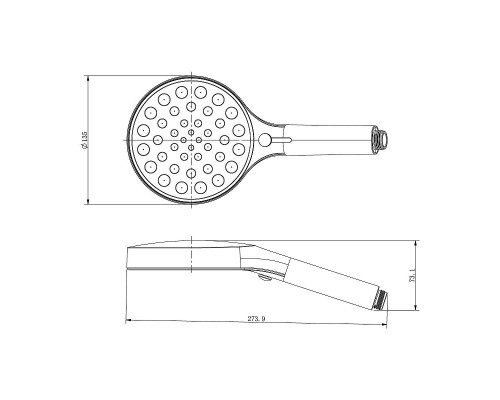 Душевая система Vincea Inspire  VSFW-431I2RCH цвет Хром