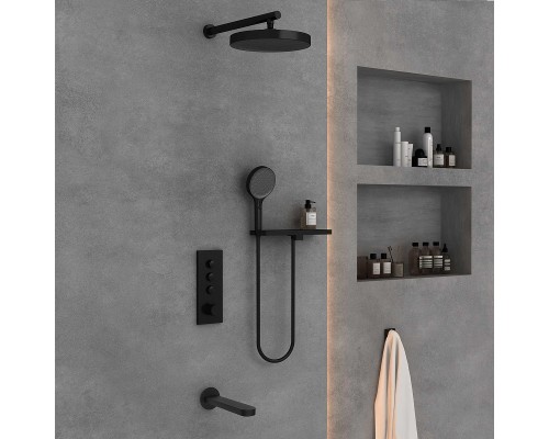 Душевая система Vincea Inspire  VSFW-433TI5RMB цвет Матовый черный