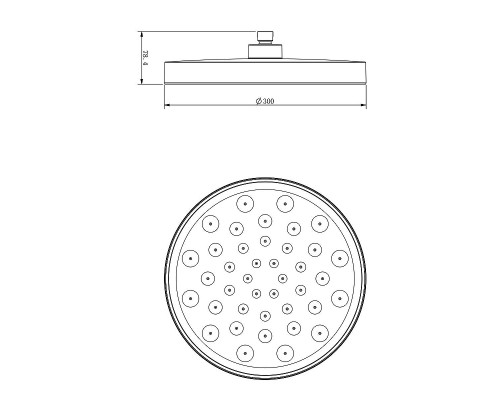 Душевая система Vincea Inspire  VSFW-433TI5RMB цвет Матовый черный