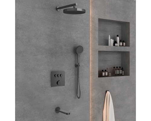 Душевая система Vincea Inspire VSFW-431I2GM цвет Вороненая сталь