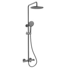 Душевая система Vincea Rondo VSFS-1R1GM Вороненая сталь