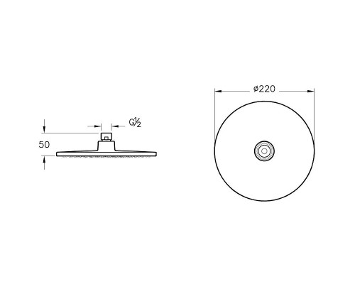 Душевая система Vitra AquaHeat 458657 с термостатом Хром