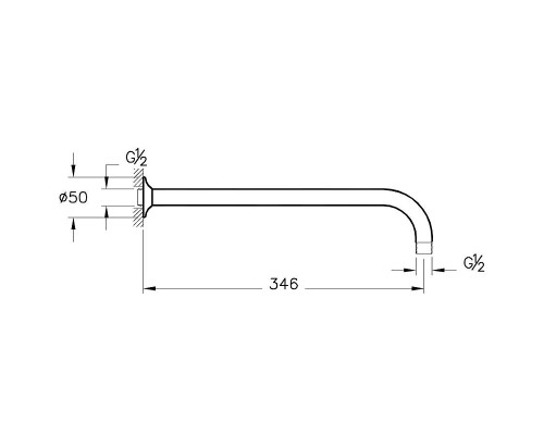 Душевая система Vitra AquaHeat 458657 с термостатом Хром