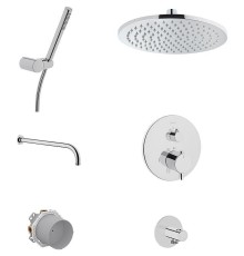 Душевая система Vitra Origin A49311EXP с термостатом Хром