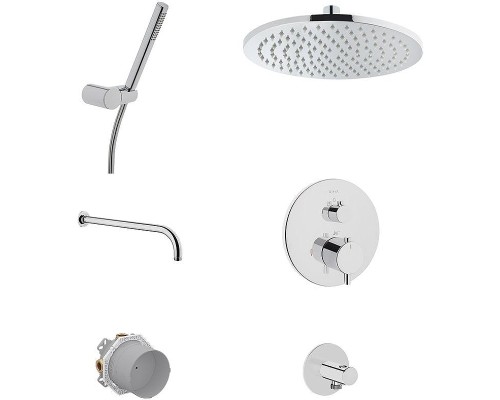 Душевая система Vitra Origin A49311EXP с термостатом Хром