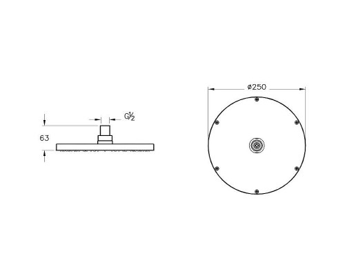 Душевая система Vitra Origin A49311EXP с термостатом Хром