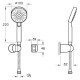 Душевая система Vitra Round A49307EXP с термостатом Хром