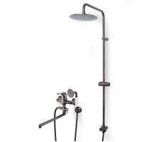 Душевая система WasserKRAFT A1302L.041 цвет Темная бронза