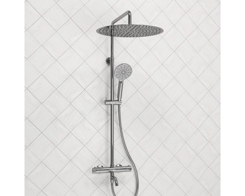 Душевая система WasserKRAFT A188.117.127.087.CH Thermo с термостатом Хром
