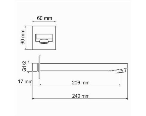 Душевая система WasserKRAFT A178644 Thermo с термостатом Хром